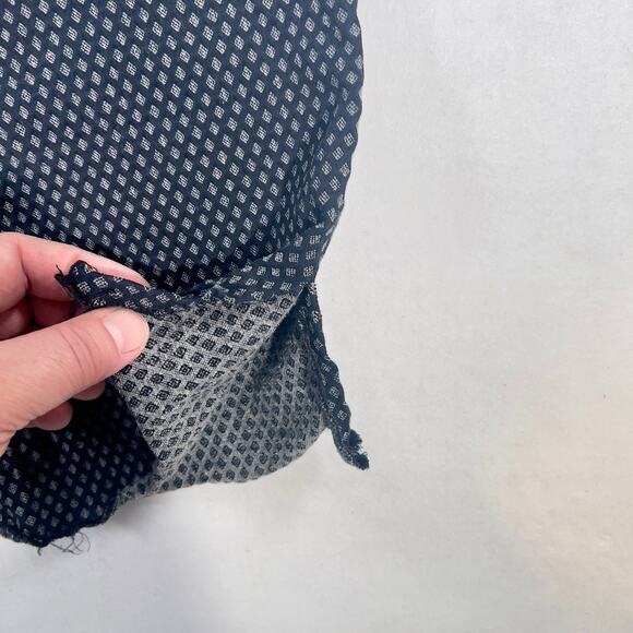 Talbots Woman Capri Pant Woman 14W Stretch Classic Fit Crop Navy Diamond Print - Picture 12 of 14